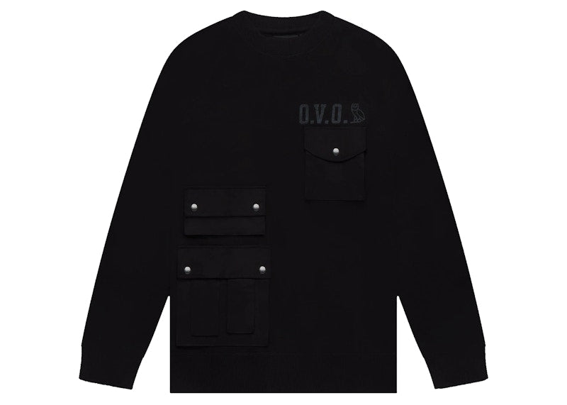 OVO Utility Crewneck Black
