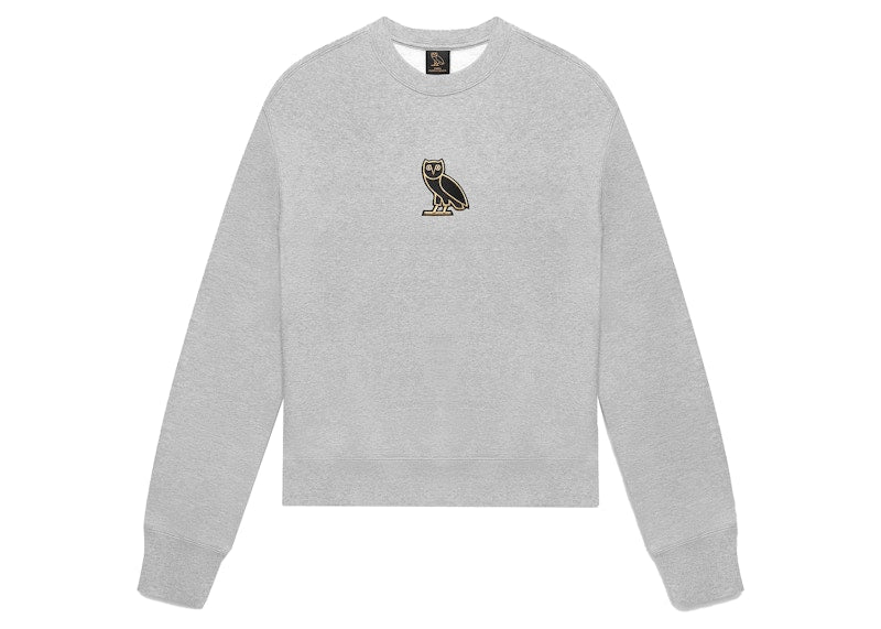 OVO Womens Classic Owl Crewneck Heather Grey