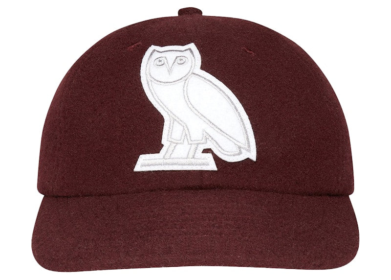OVO Wool Owl Cap Burgundy