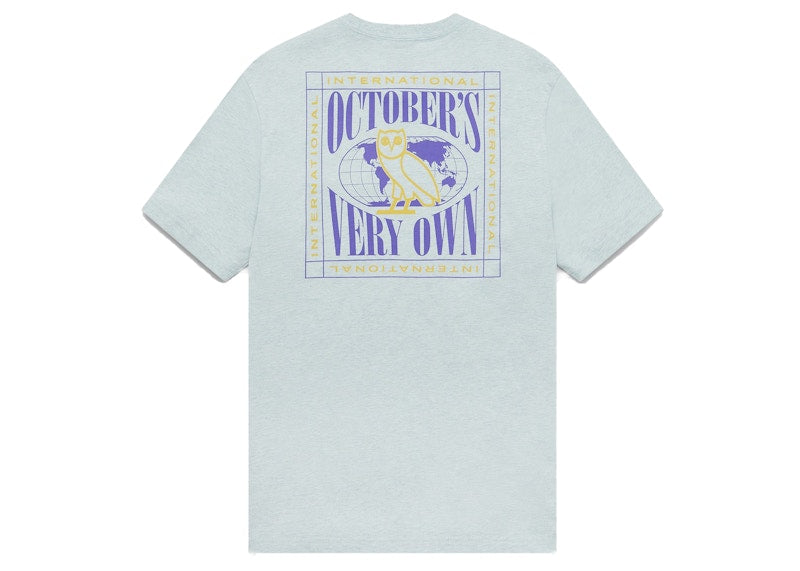 OVO World Tour Pocket T-shirt Heather Slate