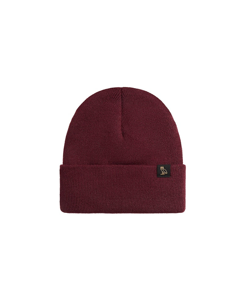 OVO Woven Beanie Burgundy