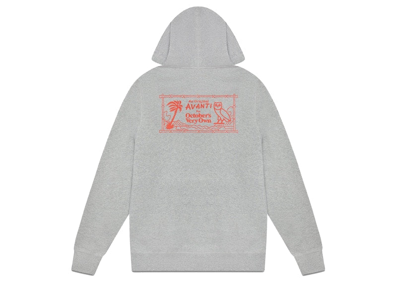 OVO X Avanti Hoodie Heather Grey