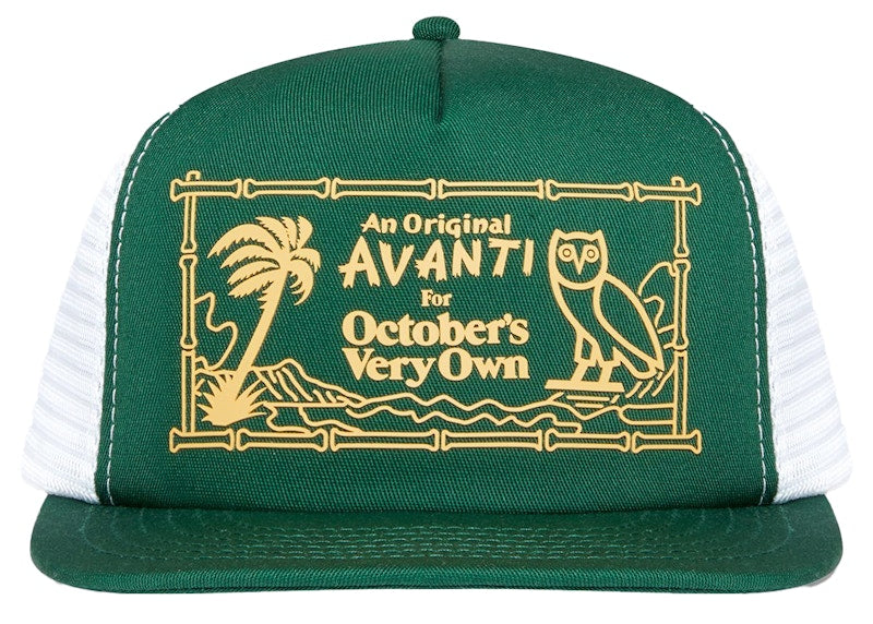 OVO X Avanti Trucker Hat Green