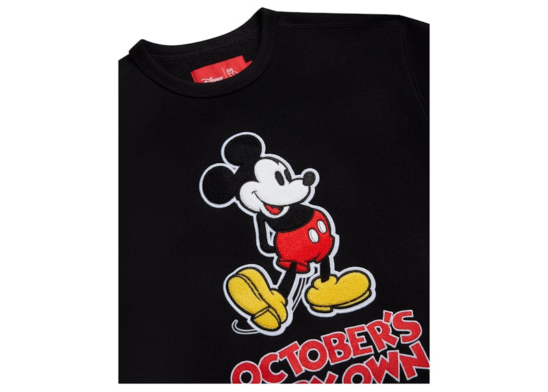 OVO x Disney Classic Mickey Crewneck Black