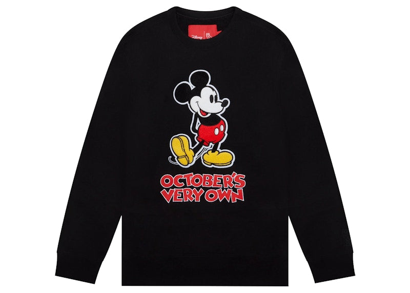 OVO x Disney Classic Mickey Crewneck Black