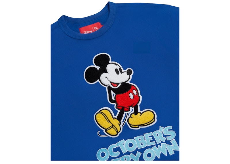 OVO x Disney Classic Mickey Crewneck Royal Blue