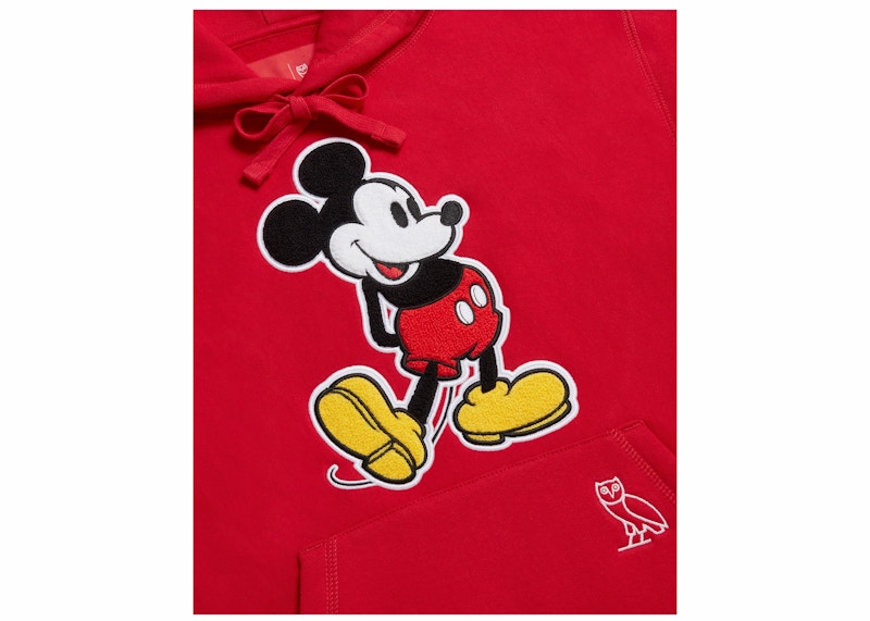 OVO x Disney Classic Mickey Hoodie Red