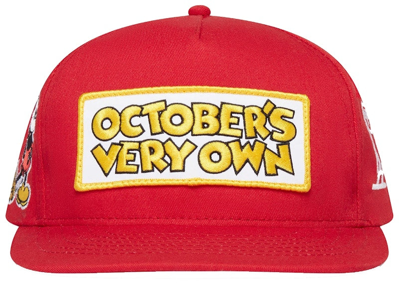 OVO x Disney Classic Mickey Sport Cap Red