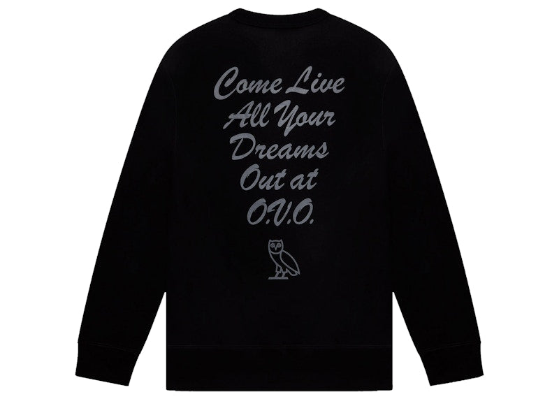 OVO x Disney Dream Team Crewneck Black