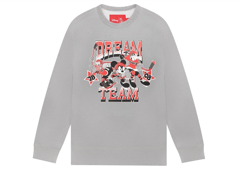 OVO x Disney Dream Team Crewneck Heather Grey