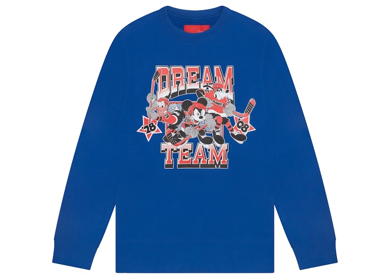 OVO x Disney Dream Team Crewneck Royal Blue
