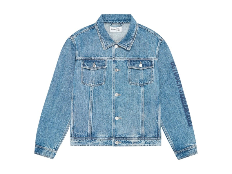 OVO x Disney Mickey Mouse Fantasia Denim Jacket Washed Indigo