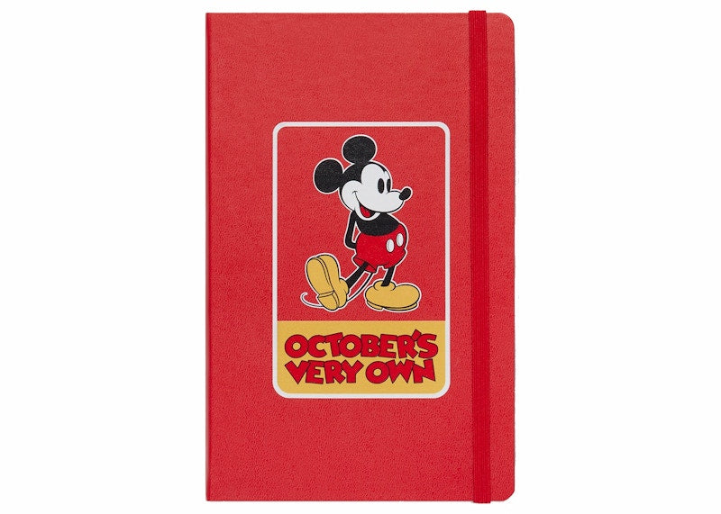 OVO x Disney Moleskine Notebook Red
