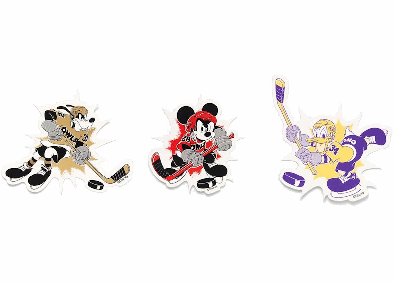 OVO x Disney "OWLS" Sticker (3 Pack) Multi