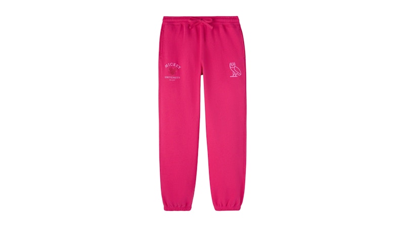 OVO x Disney Valentine's Collegiate Sweatpant Fuchsia