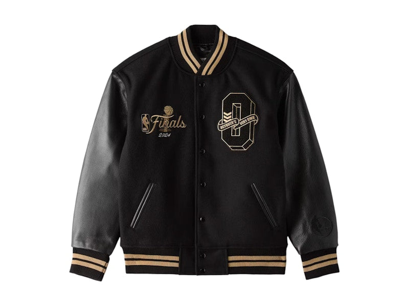 OVO x ESPN 2024 NBA Finals Varsity Jacket Black