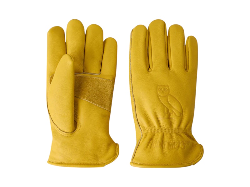 OVO x Friday The 13th Work Gloves Yellow