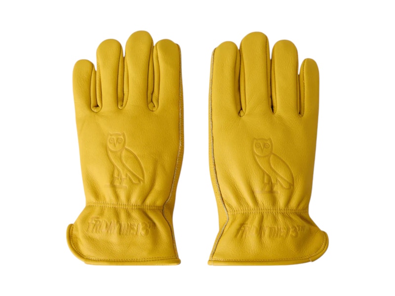 OVO x Friday The 13th Work Gloves Yellow