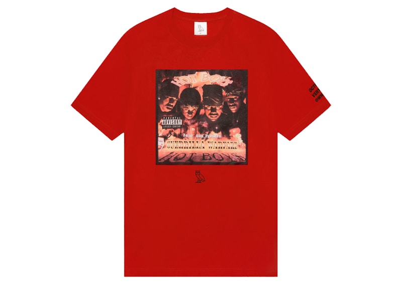 OVO x Hot Boys T-shirt Red