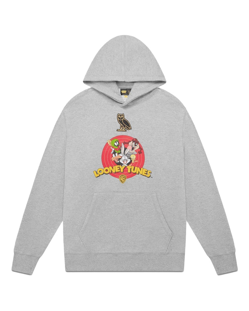 OVO x Looney Tunes Hoodie Heather Grey