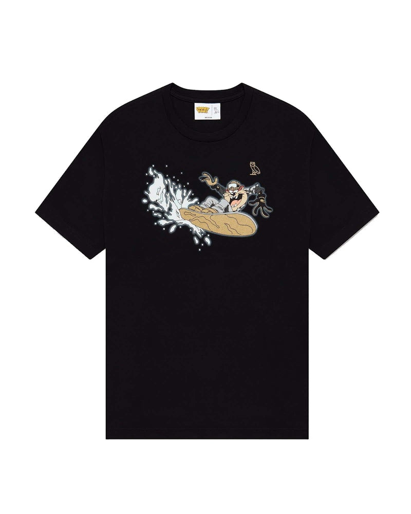 OVO x Looney Tunes Tasmanian Devil Snowboard T-Shirt Black