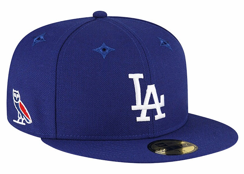 OVO x MLB LA Dodgers New Era Hat Blue