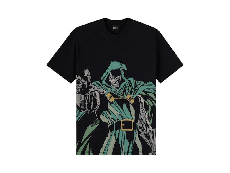OVO x Marvel Dr Doom Masthead Tee Fade Out Black
