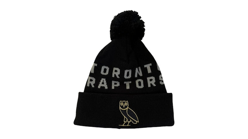 OVO x Mitchell & Ness Toronto Raptors Beanie Black