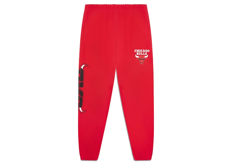 OVO x NBA Bulls Fleece Pant Red