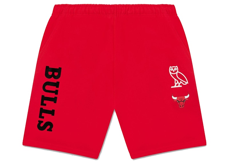 OVO x NBA Bulls Sweatshort Red