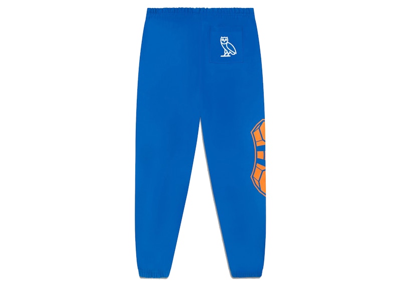 OVO x NBA Knicks Fleece Pant Blue
