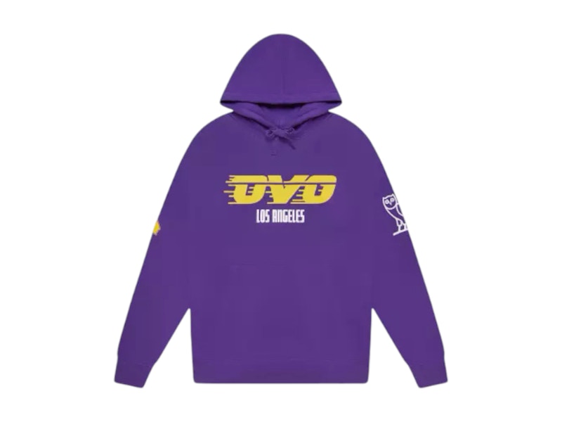 OVO x NBA LA Lakers Hoodie Purple