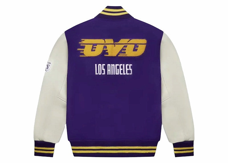 OVO x NBA Lakers Varsity Jacket (FW23) Purple