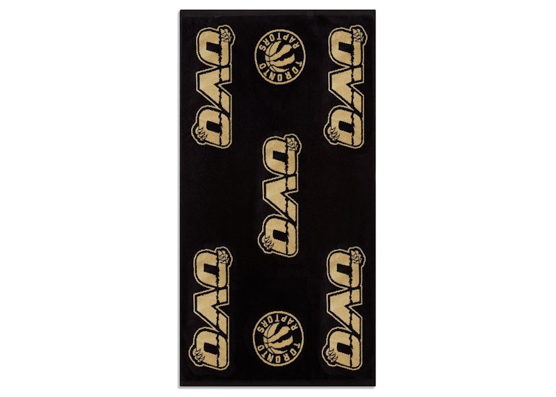 OVO x NBA Raptors Sideline Towel Black