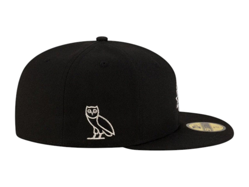 OVO x NBA San Antonio Spurs 59Fifty Fitted Hat Black/White