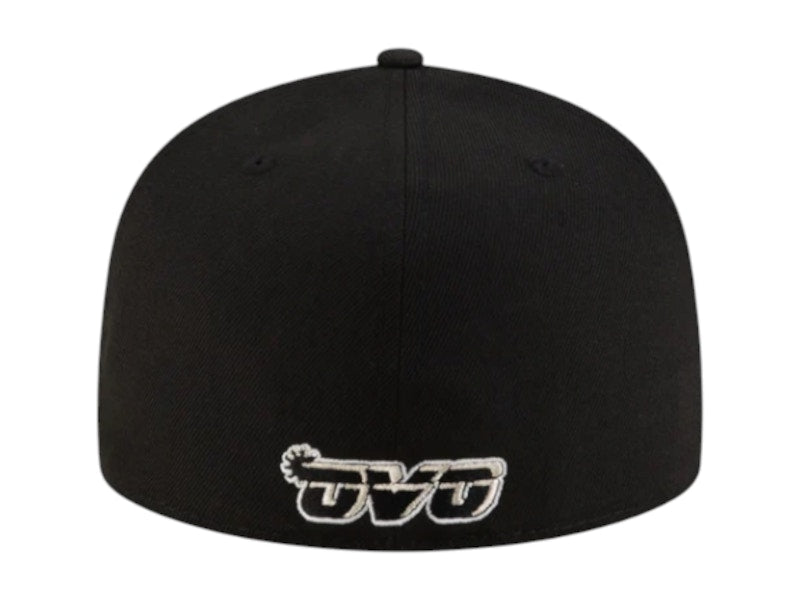 OVO x NBA San Antonio Spurs 59Fifty Fitted Hat Black/White