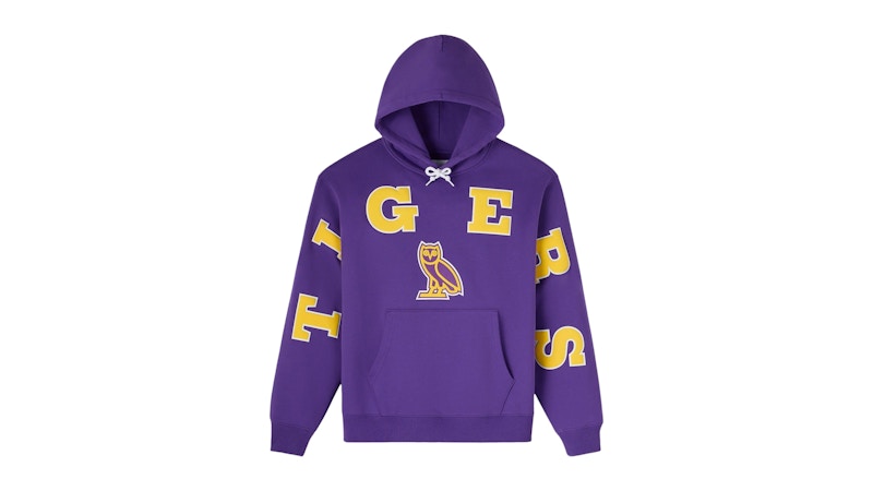 OVO x NCAA LSU Tigers Hoodie Purple