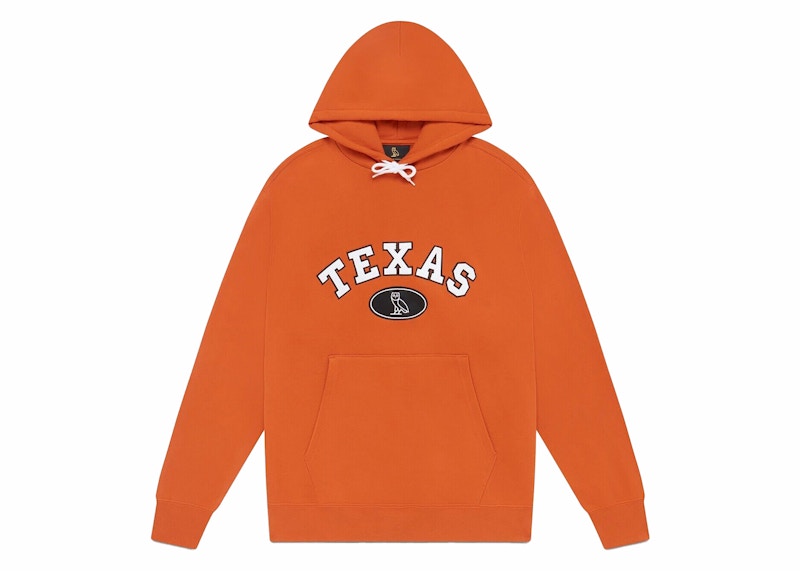 OVO x NCAA Texas Longhorns Hoodie Orange
