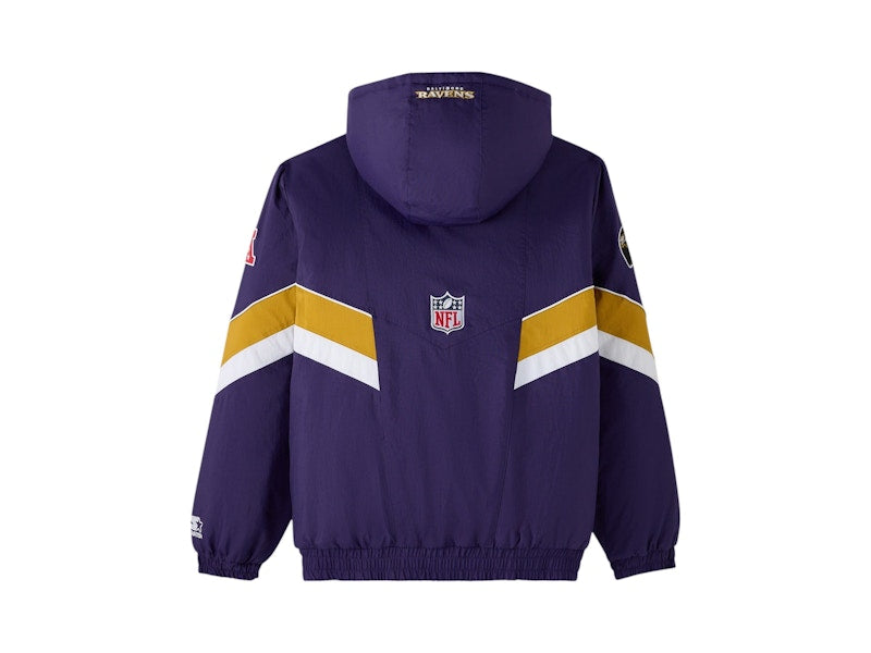 OVO x NFL Baltimore Ravens Starter Sideline Puffer Jacket Purple