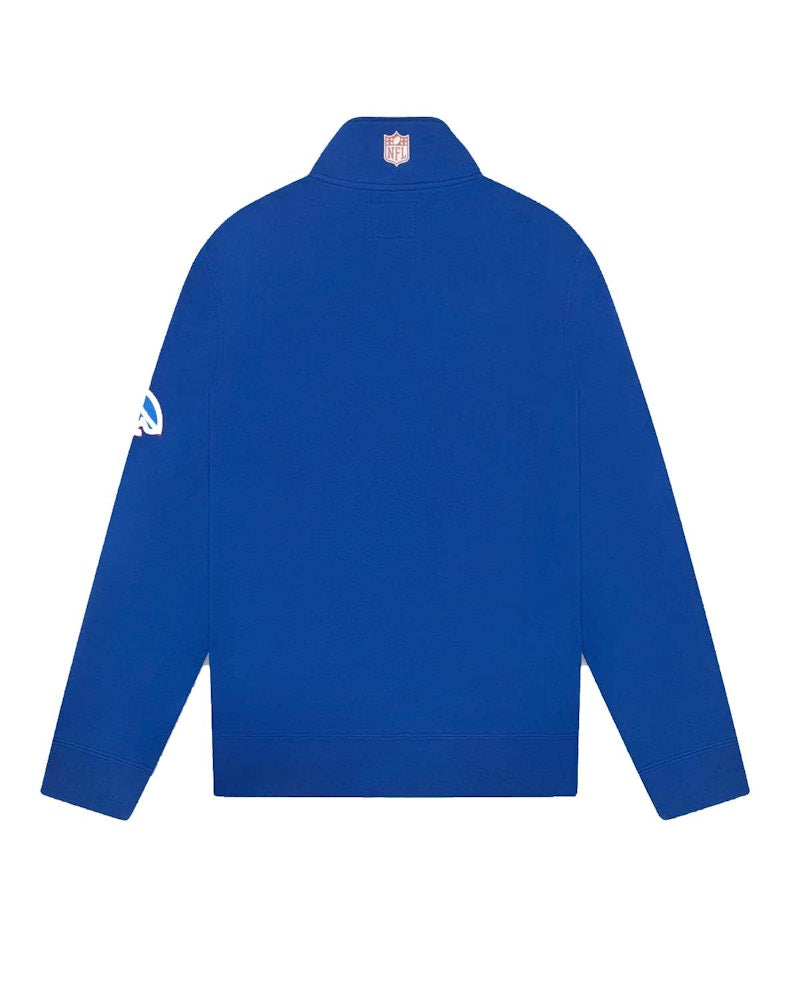 OVO x NFL Buffalo Bills 1/4 Zip Mock Neck Blue