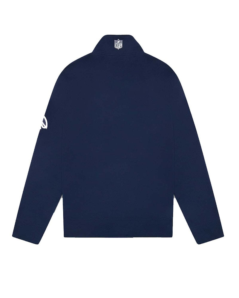 OVO x NFL Dallas Cowboys 1/4 Zip Mock Neck Navy