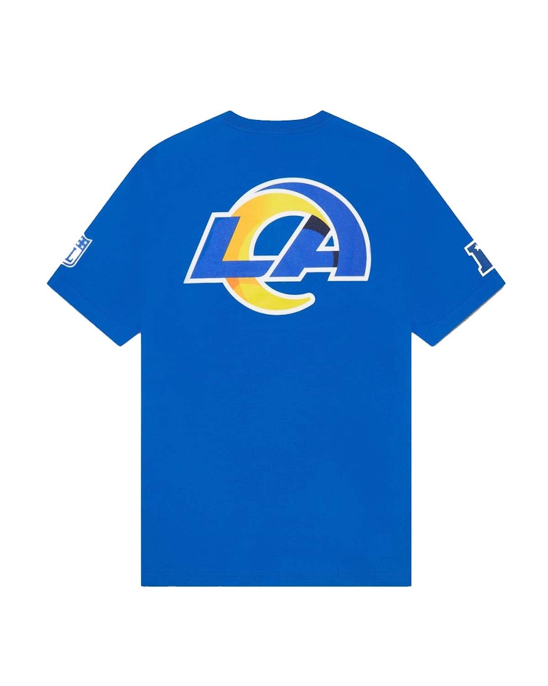 OVO x NFL Los Angeles Rams OG Owl T-Shirt Blue