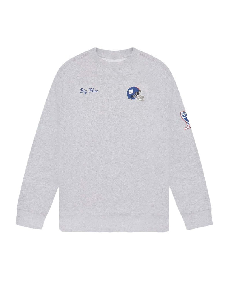 OVO x NFL New York Giants Crewneck Heather Grey
