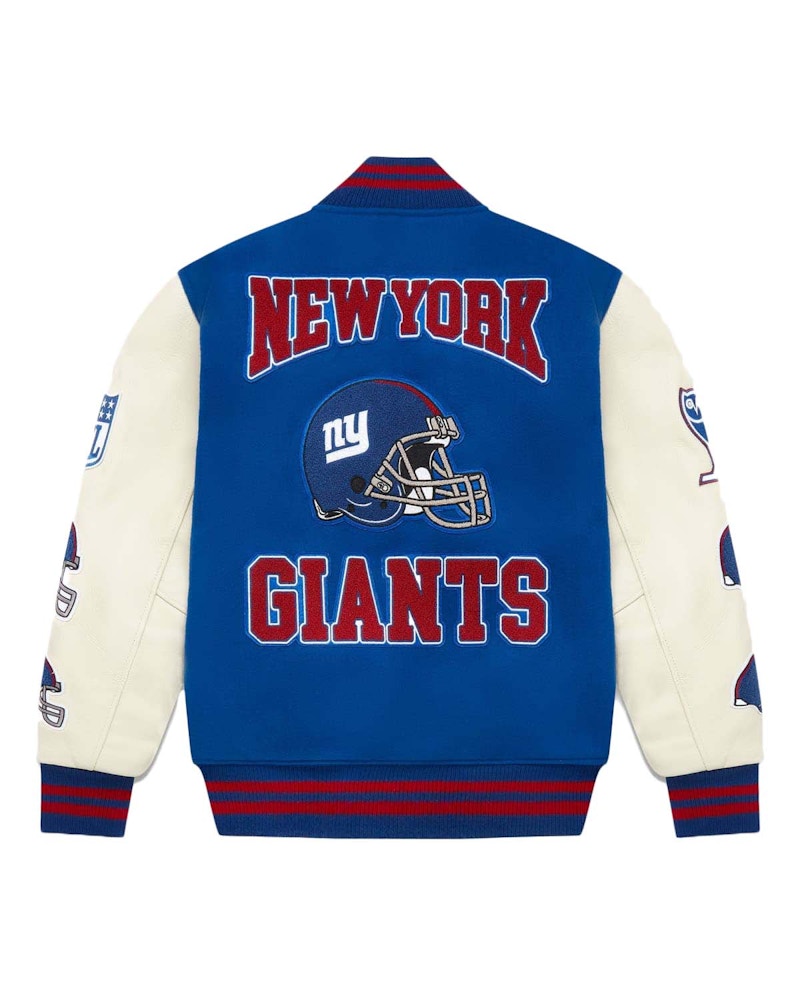 OVO x NFL New York Giants Varsity Jacket Blue