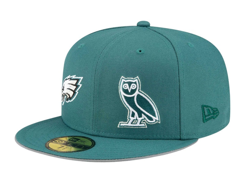 OVO x NFL Philadelphia Eagles Fitted Hat Green