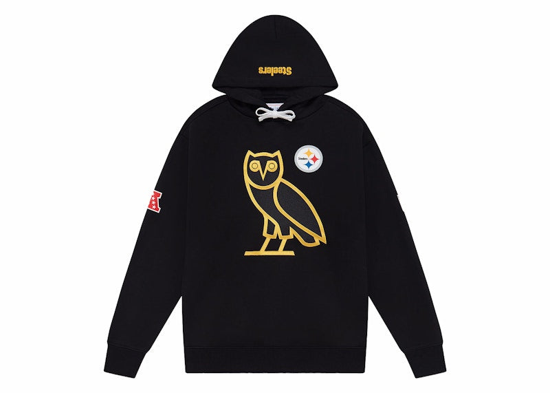OVO x NFL Pittsburgh Steelers OG Hoodie Black