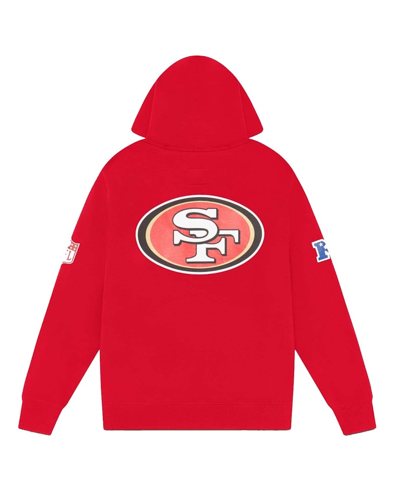 OVO x NFL San Francisco 49ers OG Owl Hoodie Red
