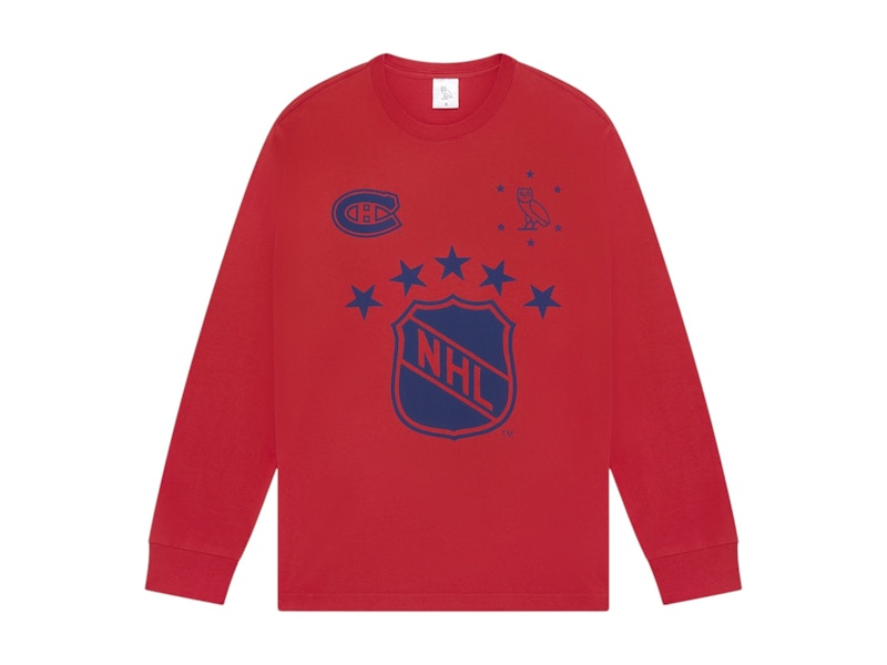 OVO x NHL Montreal Canadiens L/S T-shirt Red