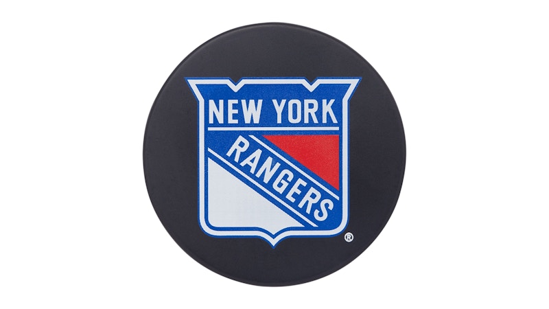 OVO x NHL New York Rangers Hockey Puck Black