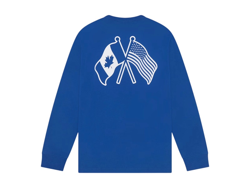 OVO x NHL New York Rangers L/S T-shirt Blue